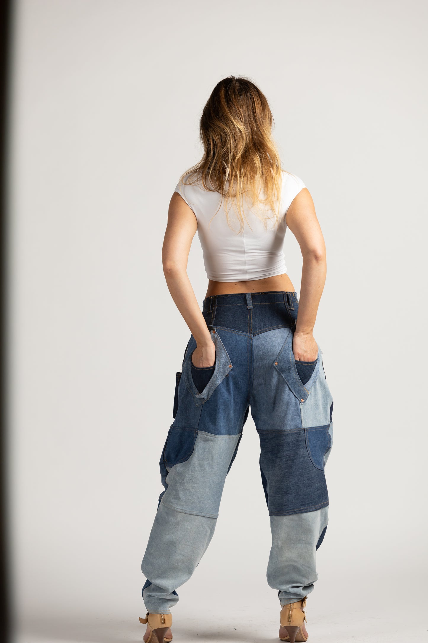 Kendi Diamond Cut Denim Jeans