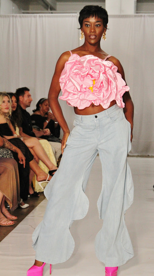 Kendi Signature Peony Crop Top